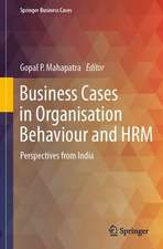 Business Cases in Organisation Behaviour and HRM: Perspectives from India