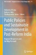 Public Policies and Sustainable Development in Post-Reform India