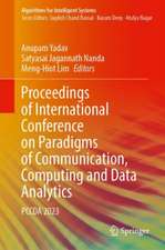 Proceedings of International Conference on Paradigms of Communication, Computing and Data Analytics: PCCDA 2023