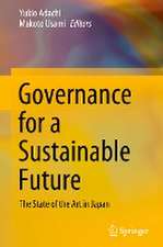 Governance for a Sustainable Future