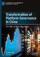 Transformation of Platform Governance in China