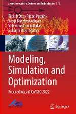 Modeling, Simulation and Optimization: Proceedings of CoMSO 2022