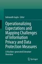 Operationalizing Expectations and Mapping Challenges of Information Privacy and Data Protection Measures: A Machine-generated Literature Overview