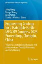 Engineering Geology for a Habitable Earth: IAEG XIV Congress 2023 Proceedings, Chengdu, China: Volume 2: Geohazard Mechanisms, Risk Assessment and Control, Monitoring and Early Warning