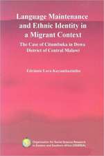 Language Maintenance and Ethnic Identity in a Migrant Context. the Case of Citumbuka in Dowa District of Central Malawi: Young Men's Perspectives on Unwanted Pregnancies and Abortion in Kenya