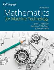 Mathematics for Machine Technology