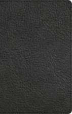 NASB Single-Column Personal Size Bible, Holman Handcrafted Collection, Black Premium Goatskin