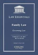 Family Law, Governing Law