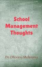 School Management Thoughts