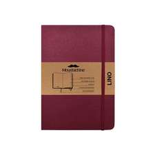 Moustachine Classic Linen Hardcover Burgundy Blank Medium