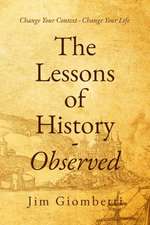 The Lessons of History - Observed